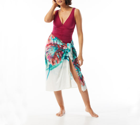 Topaz oversized wrap sarong