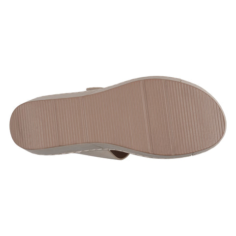 Women's Talia Tan Floral Wedge Sandals