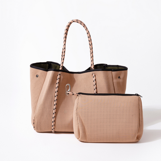 Tan Set - Everyday Tote And Pouch