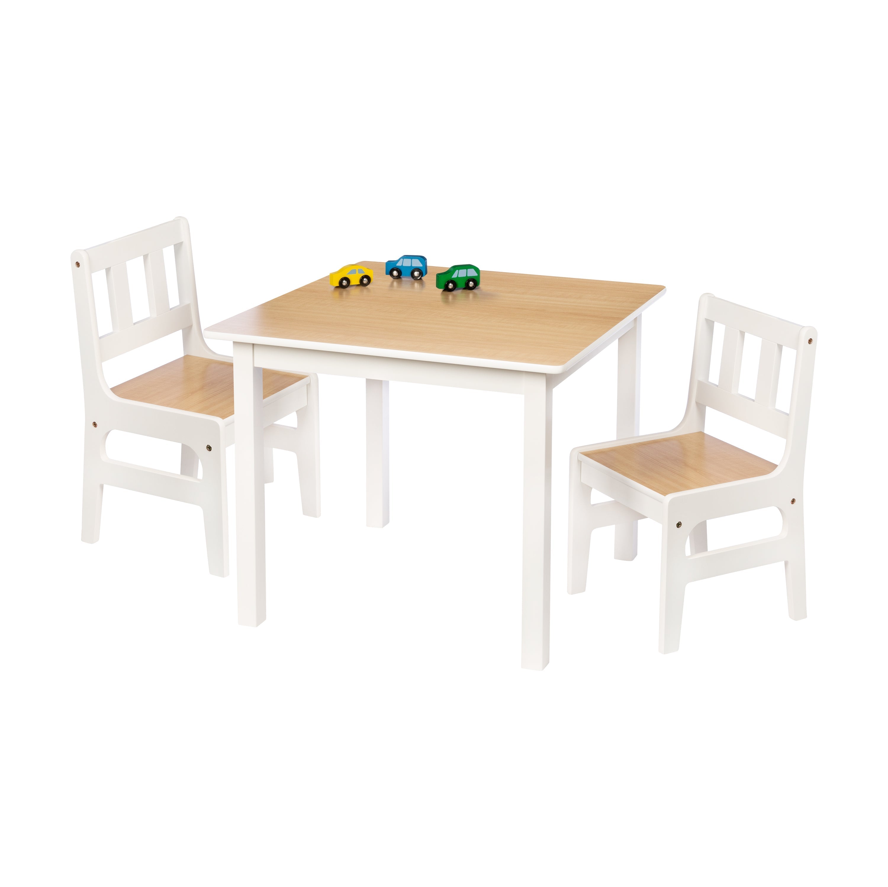  Honey-Can-Do Kids Table and Chairs - Natural - Bonton