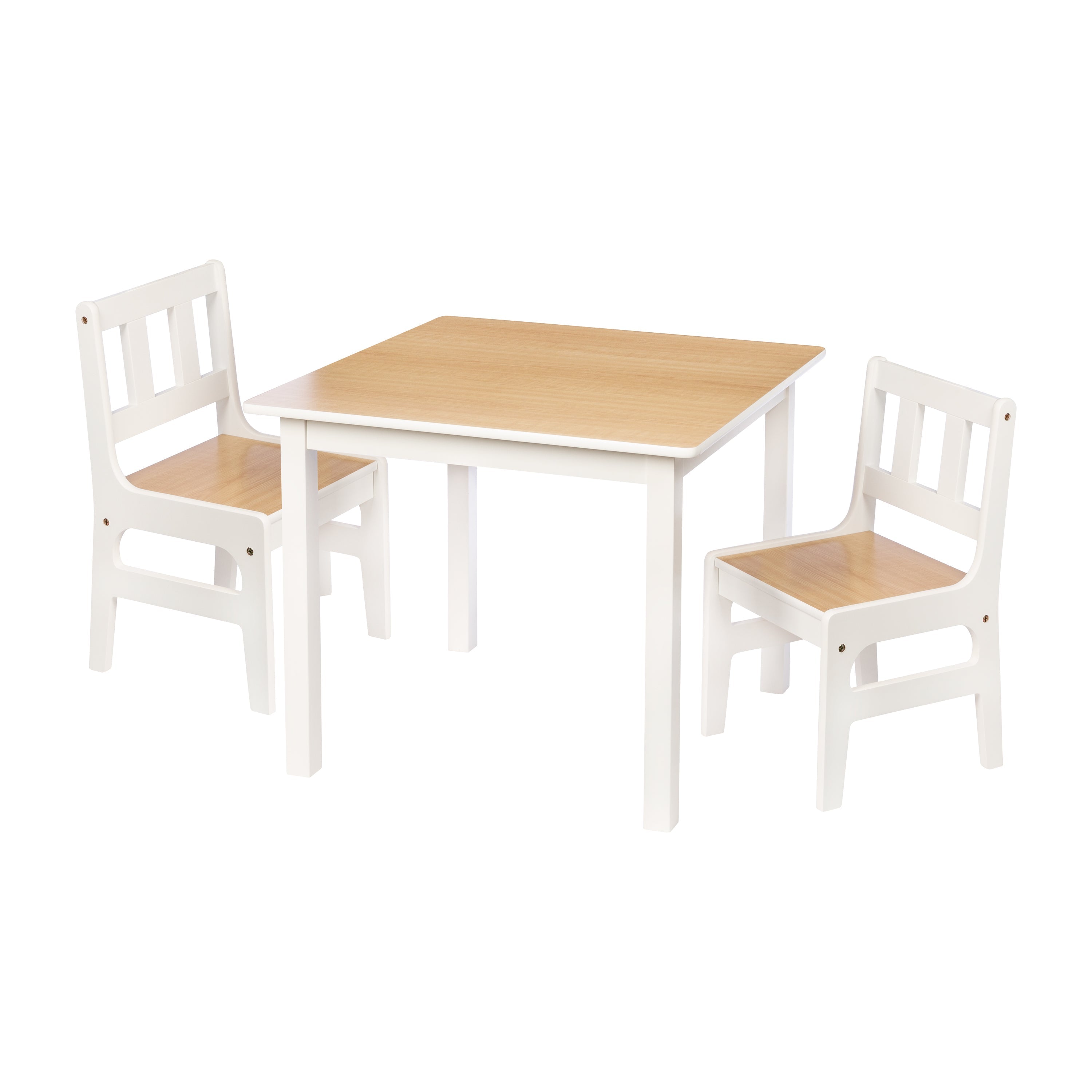  Honey-Can-Do Kids Table and Chairs - Natural - Bonton