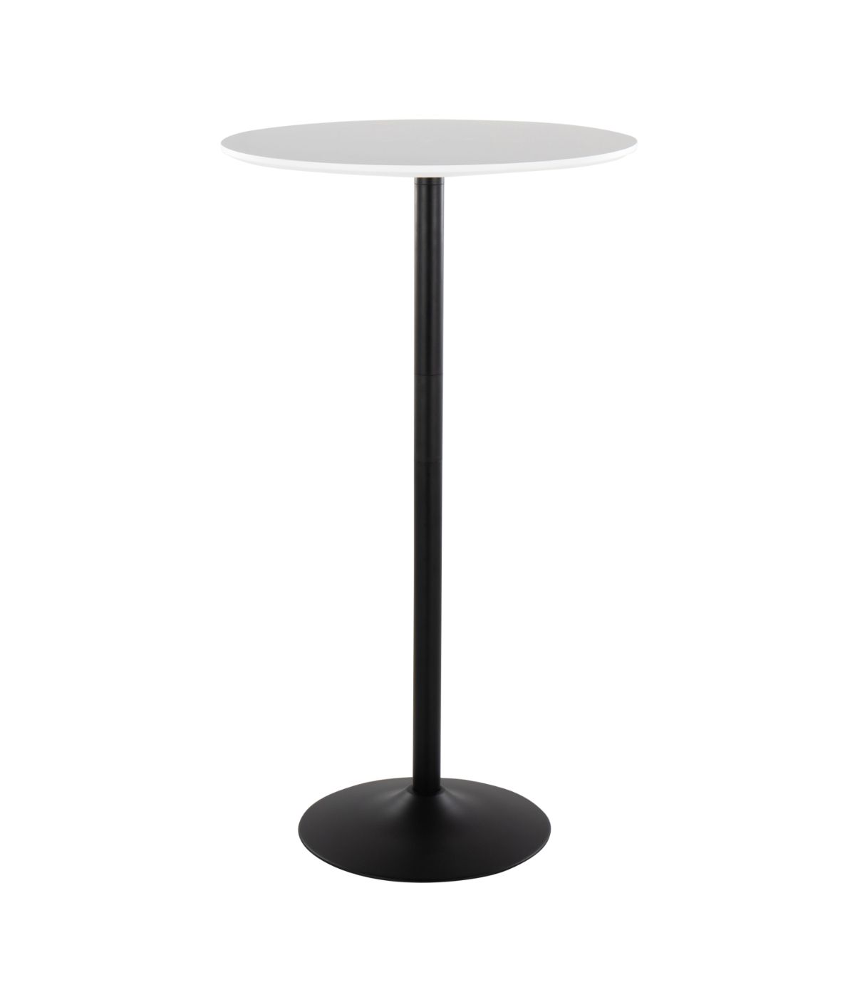  LumiSource Pebble Table Black & White - Black & White - Bonton