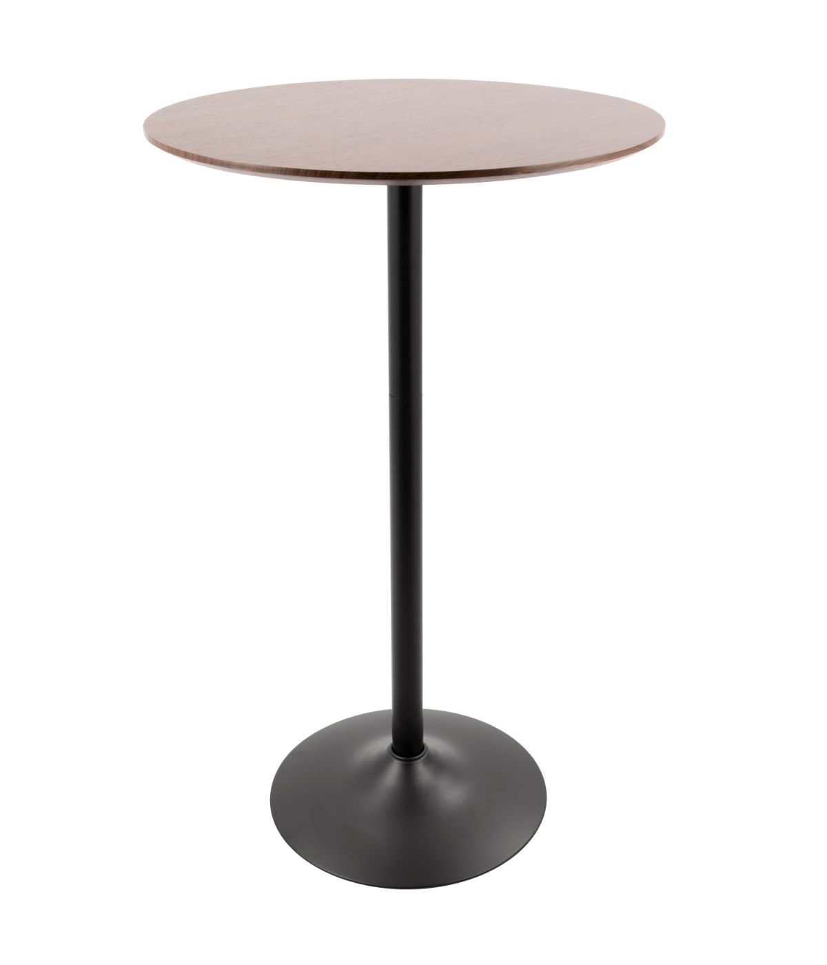  LumiSource Pebble Table Black & Walnut - Black & Walnut - Bonton