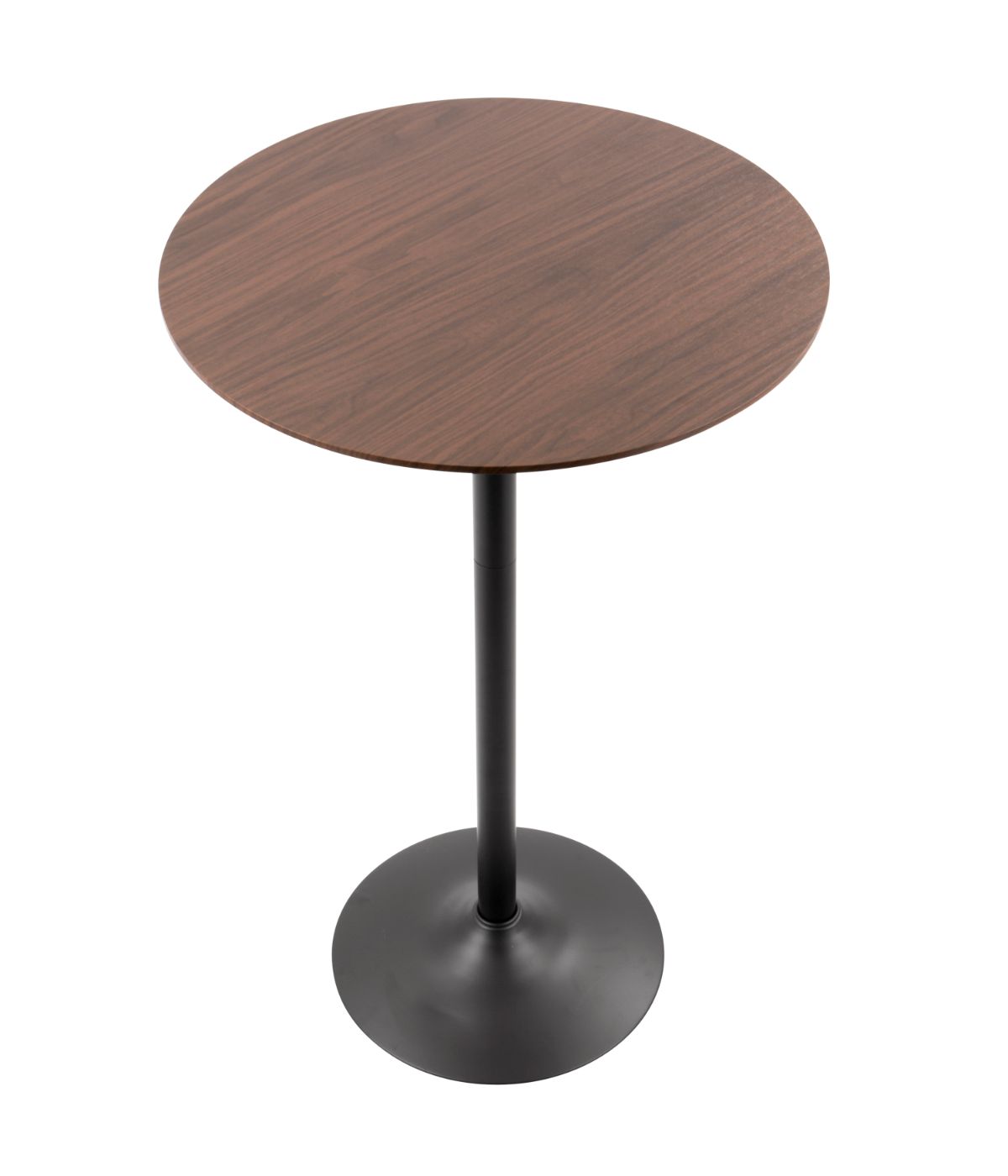  LumiSource Pebble Table Black & Walnut - Black & Walnut - Bonton