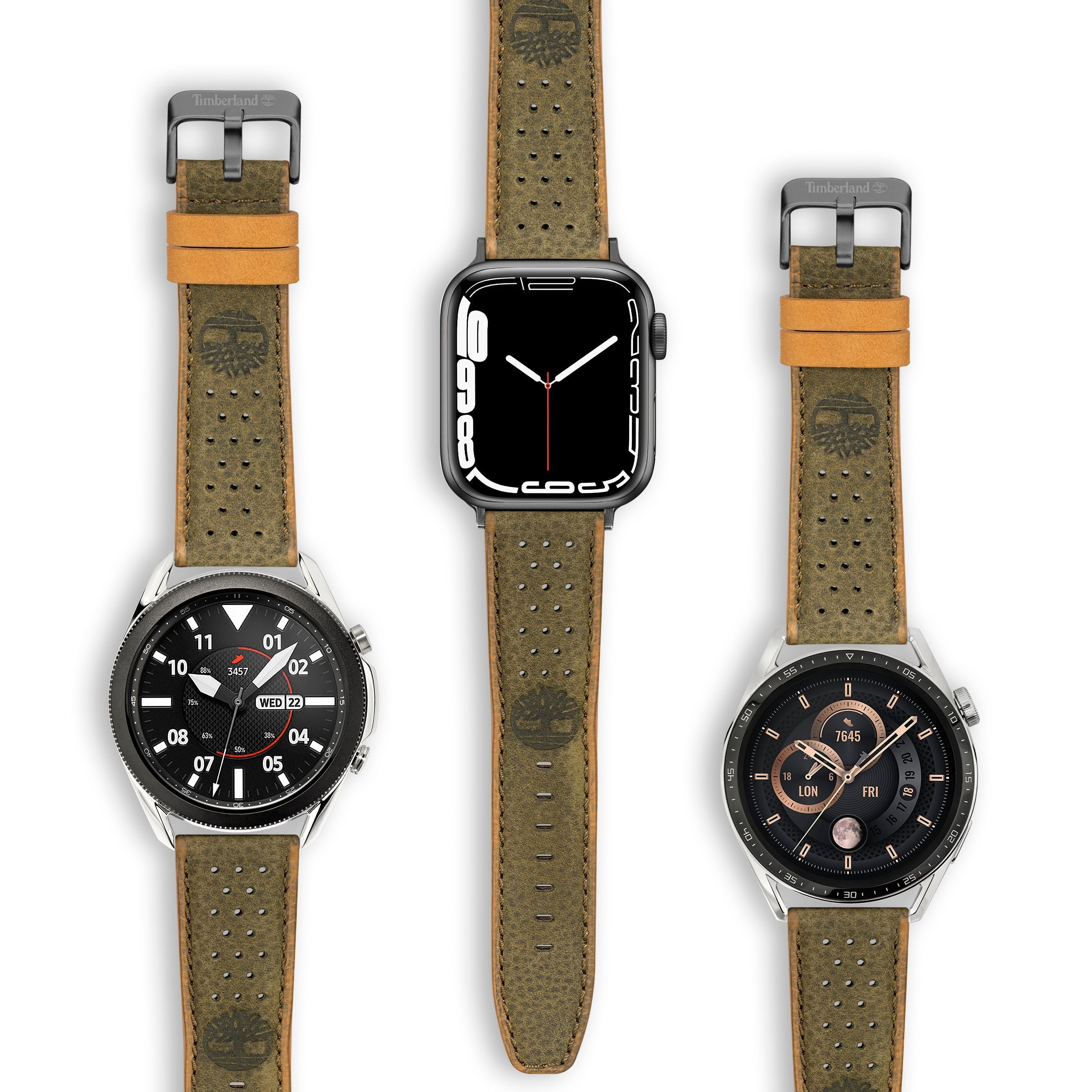  Timberland Daintree Smart Watch Strap - Green Dark - Bonton