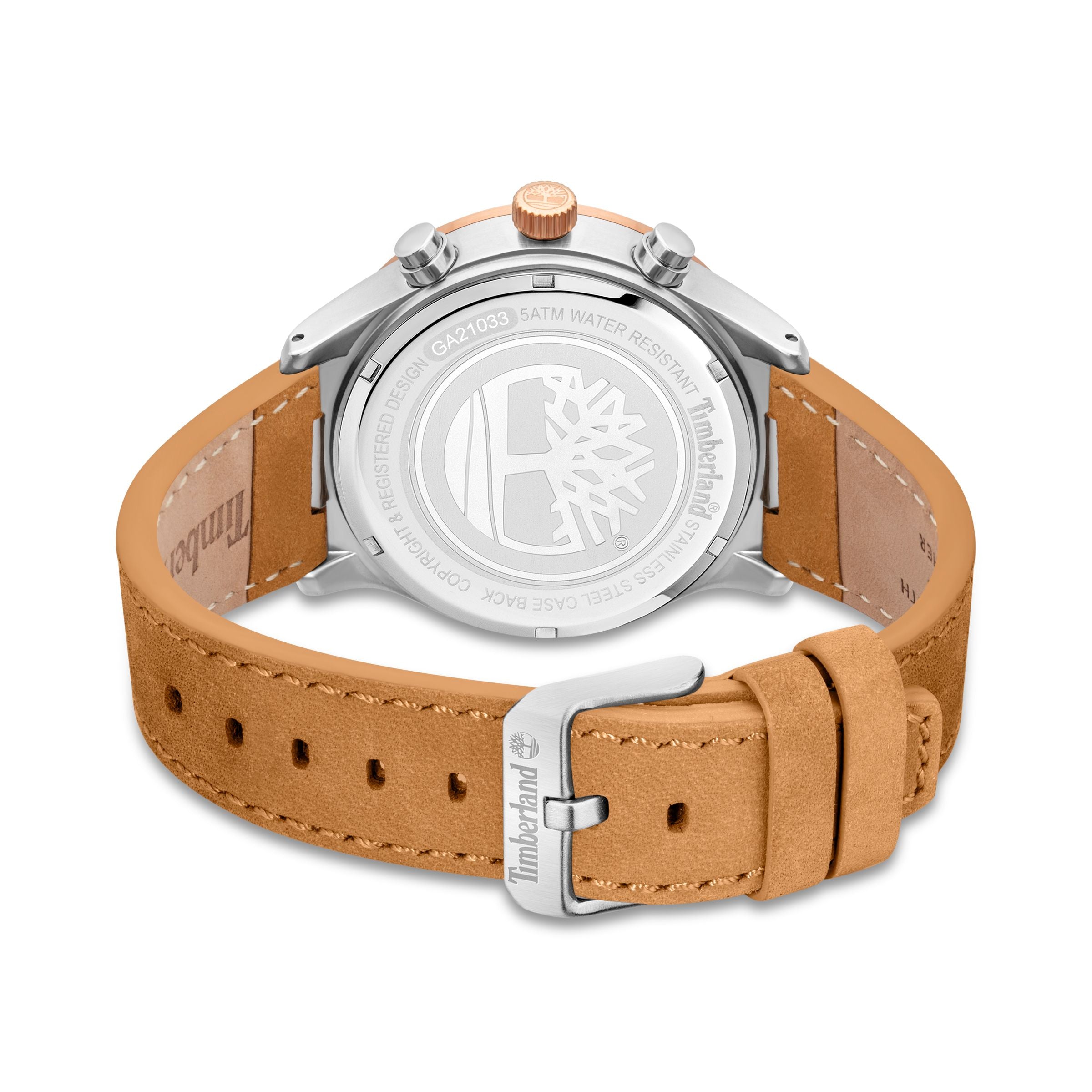  Timberland Timberland Sullivan Men's Torch Watch - Silver / Wheat - Bonton