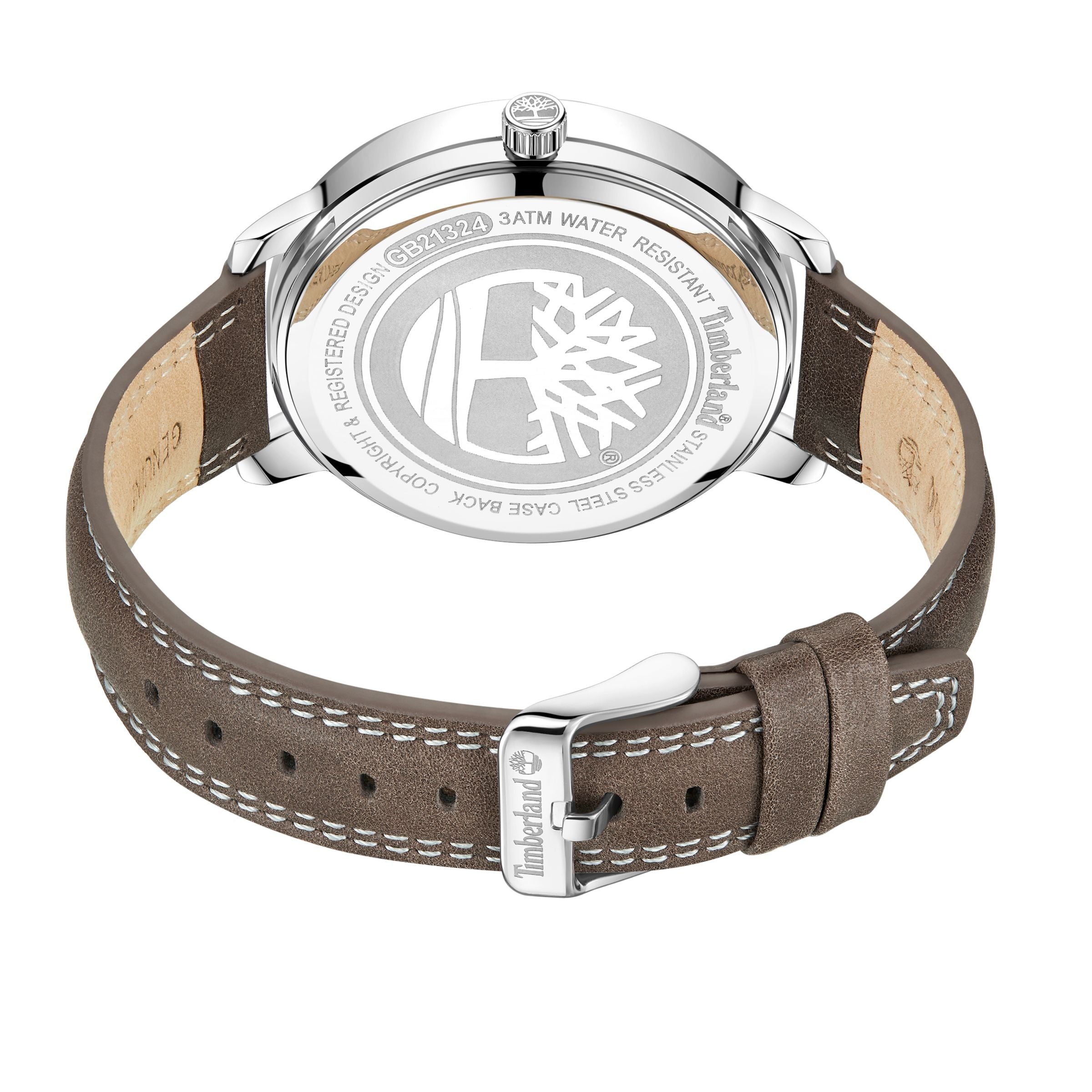  Timberland Timberland Clarksville Watch - Silver / Brown Dark - Bonton