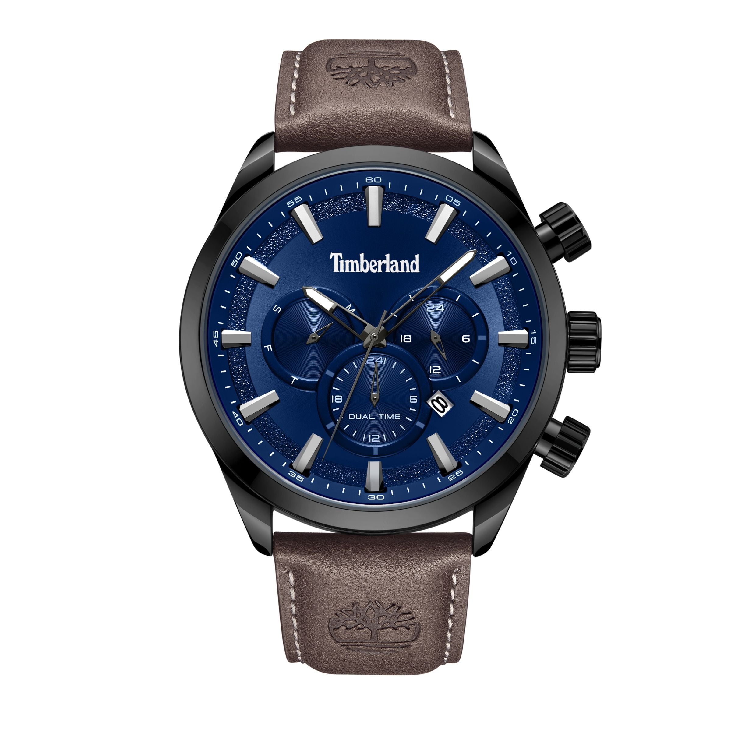  Timberland Timberland Millway Men's Watch - Black / Brown Dark - Bonton