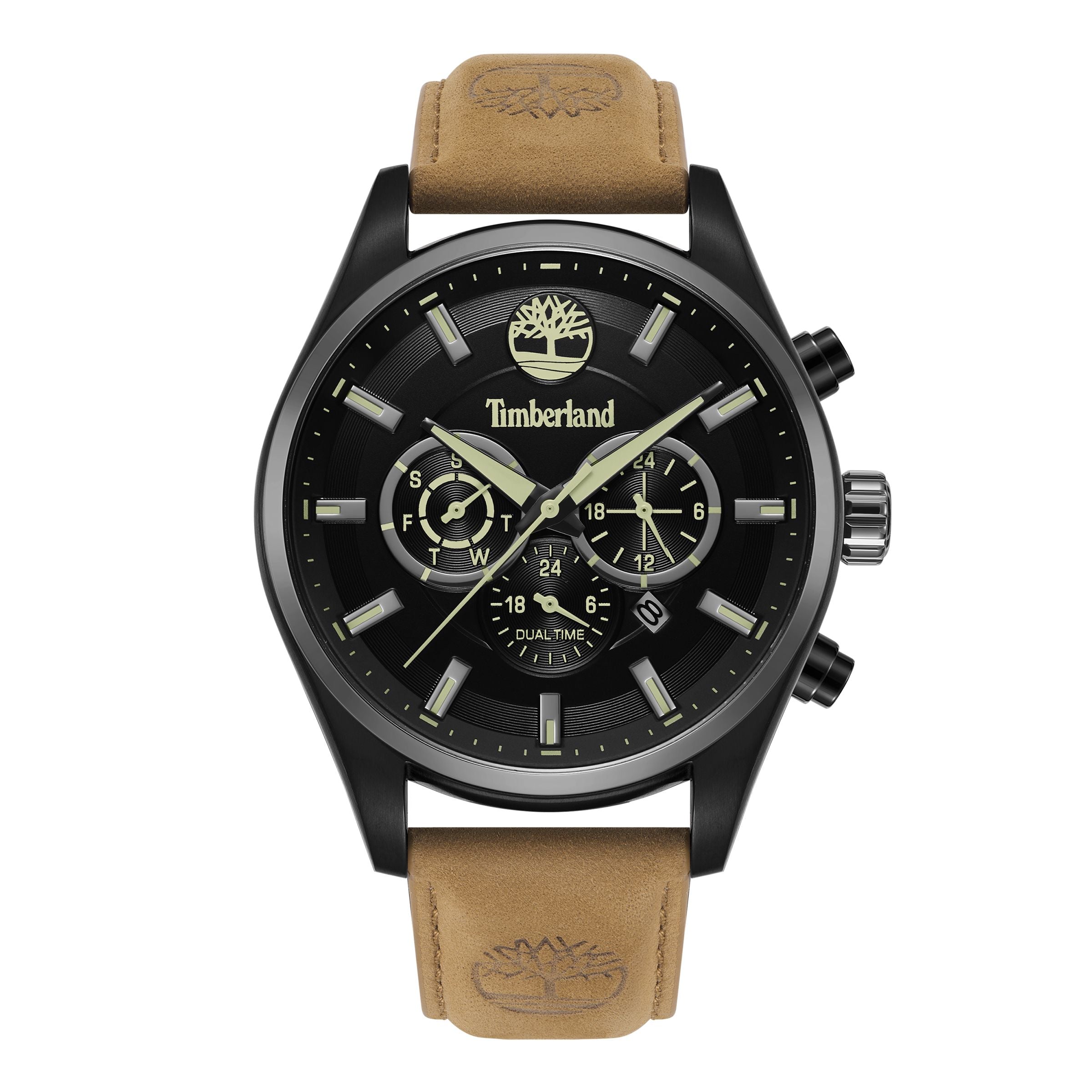  Timberland Timberland Ashmont Men's Watch - Black / Tan - Bonton