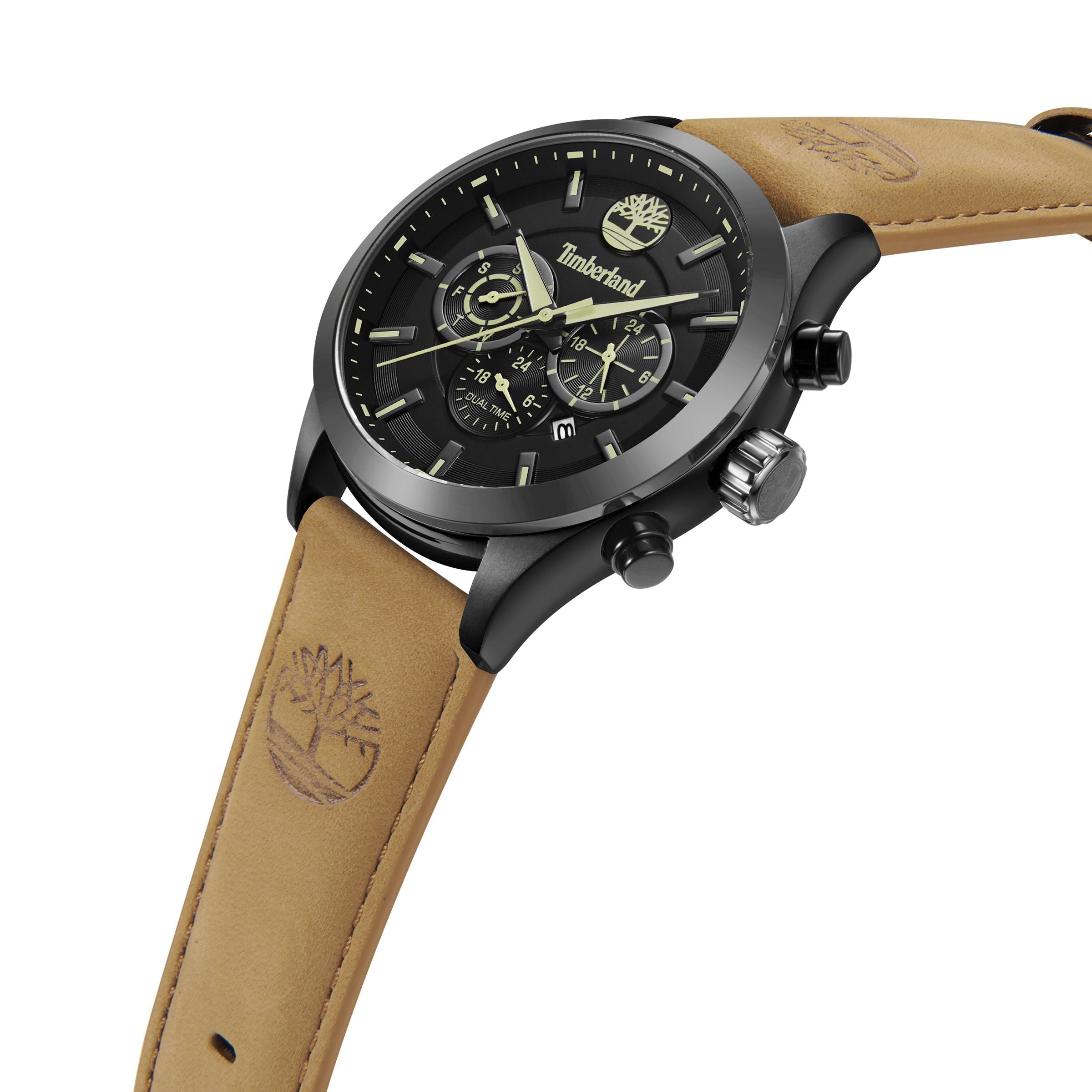  Timberland Timberland Ashmont Men's Watch - Black / Tan - Bonton