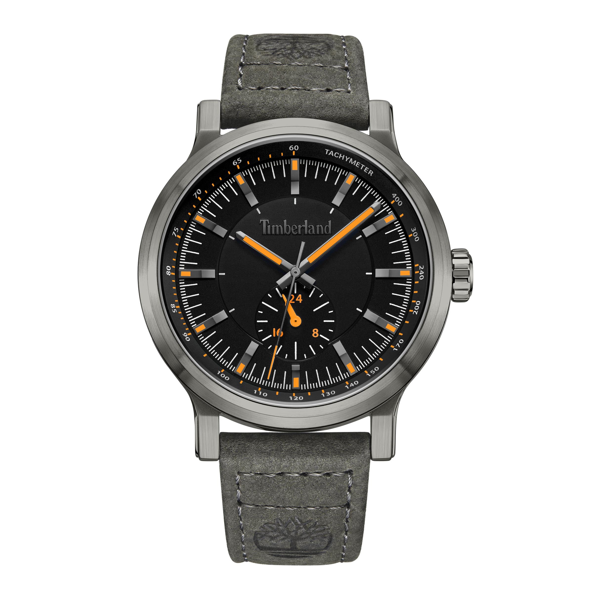  Timberland Driscoll Three Hand Date Watch - Grey Dark - Bonton