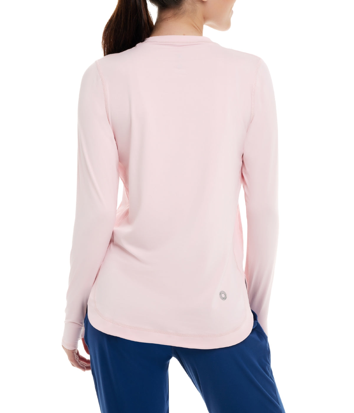  BloqUV BloqUV Women's UPF 50+ Sun Protection Relaxed Scallop Top - Tickle Me Pink - Bonton