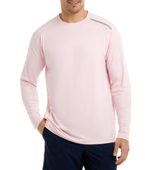 BloqUV Men's UPF 50+ Sun Protection Long Sleeve Jet Tee Top