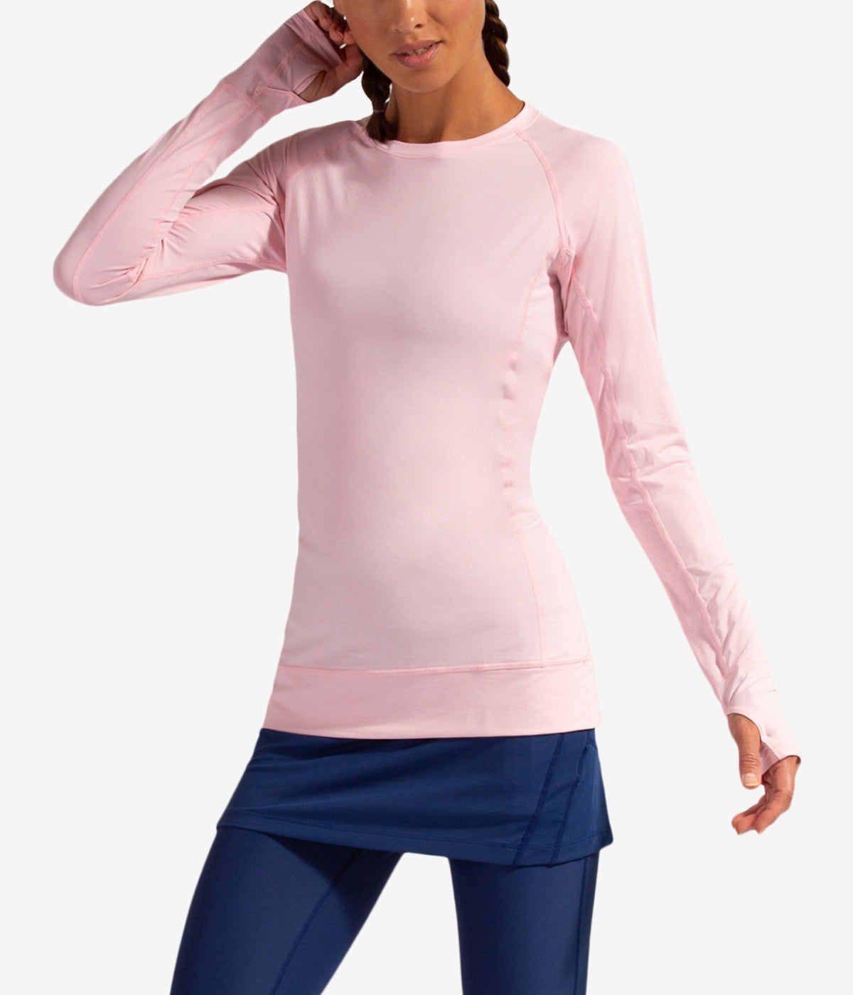  BloqUV BloqUV Women's UPF 50+ Sun Protection Pullover Top - Tickle Me Pink - Bonton