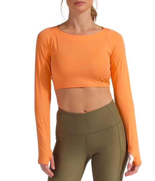 BloqUV Women's UPF 50+ Sun Protection Crop Top