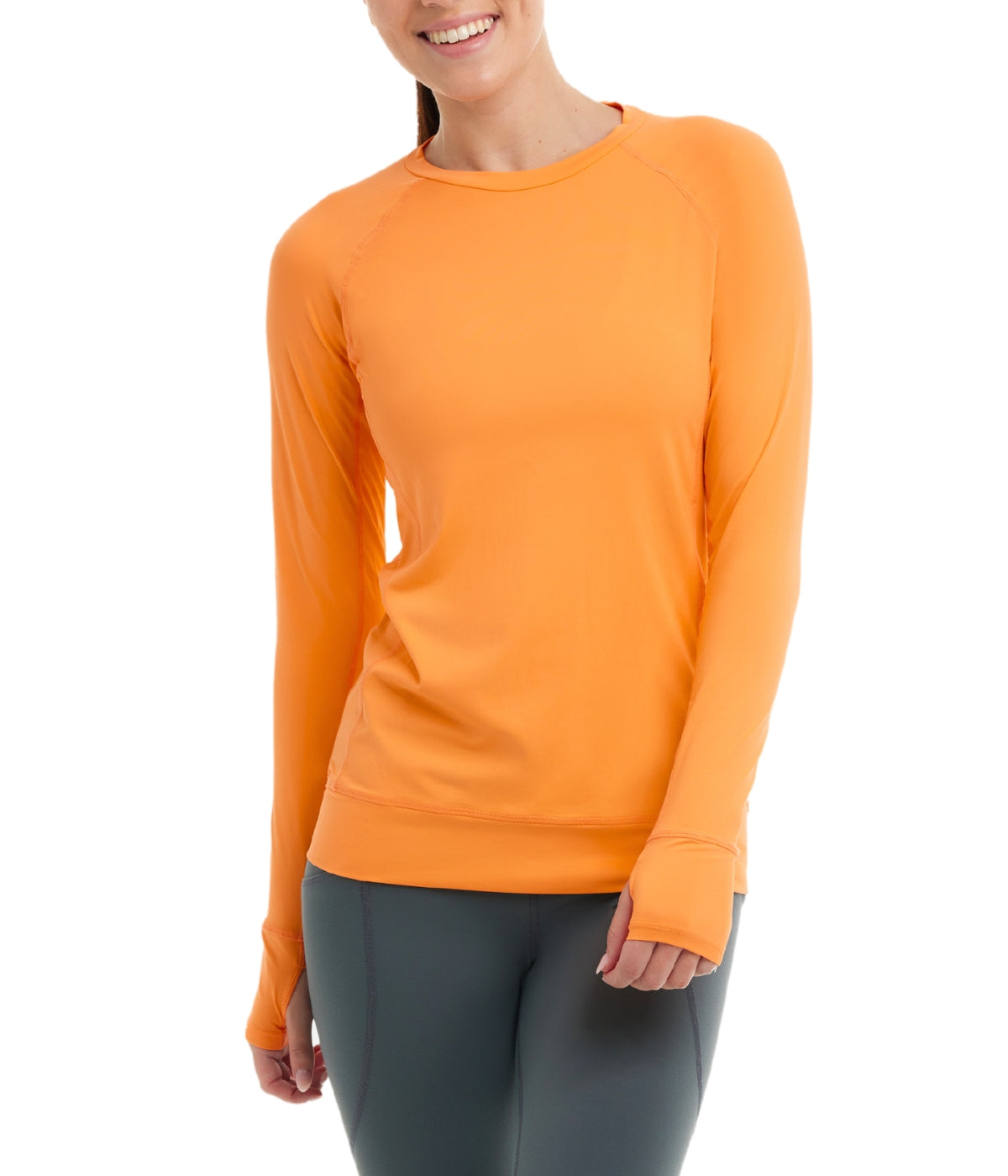  BloqUV BloqUV Women's UPF 50+ Sun Protection Pullover Top - Tangerine - Bonton