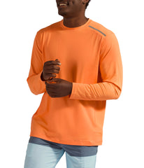 BloqUV Men's UPF 50+ Sun Protection Long Sleeve Jet Tee Top