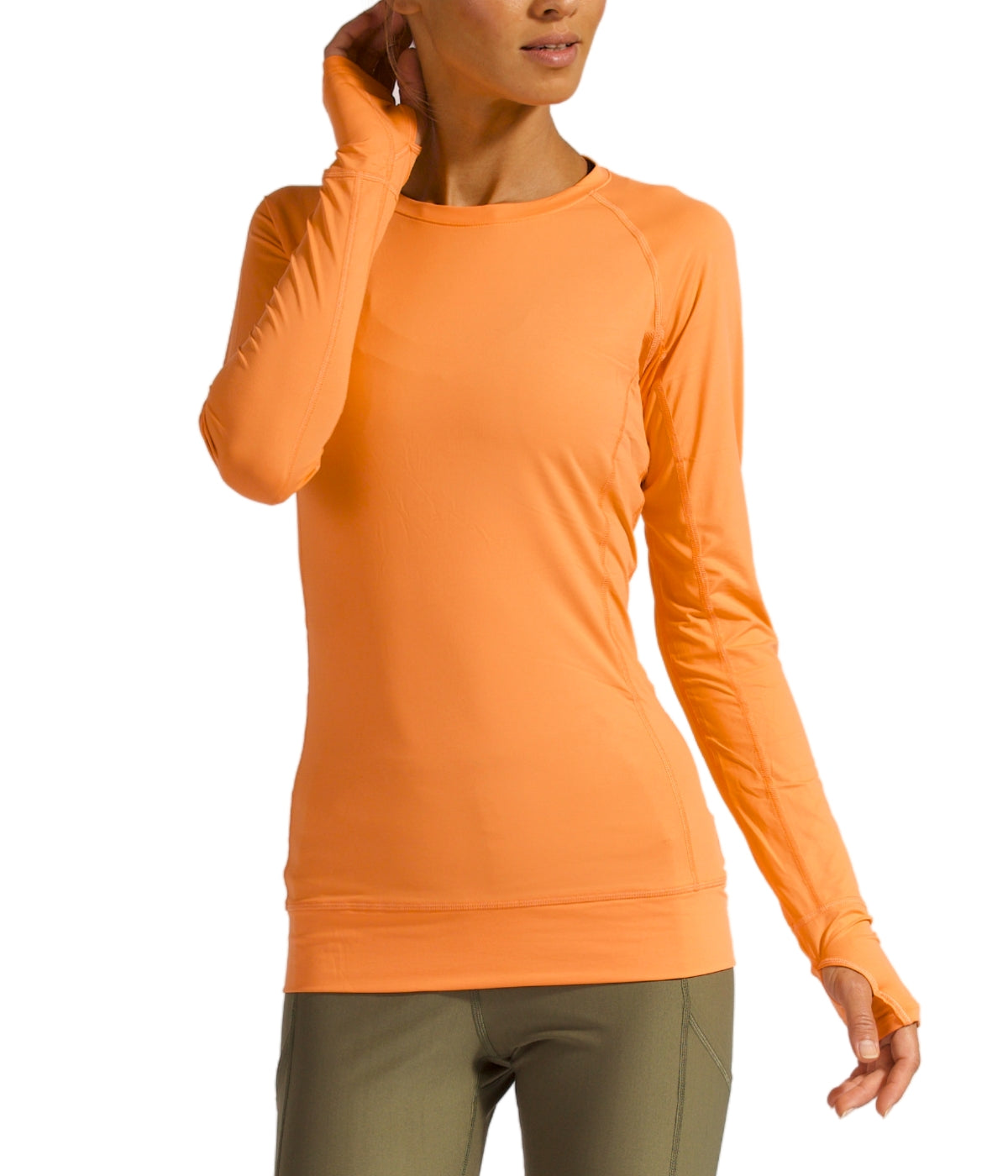  BloqUV BloqUV Women's UPF 50+ Sun Protection Pullover Top - Tangerine - Bonton