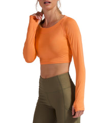 BloqUV Women's UPF 50+ Sun Protection Crop Top