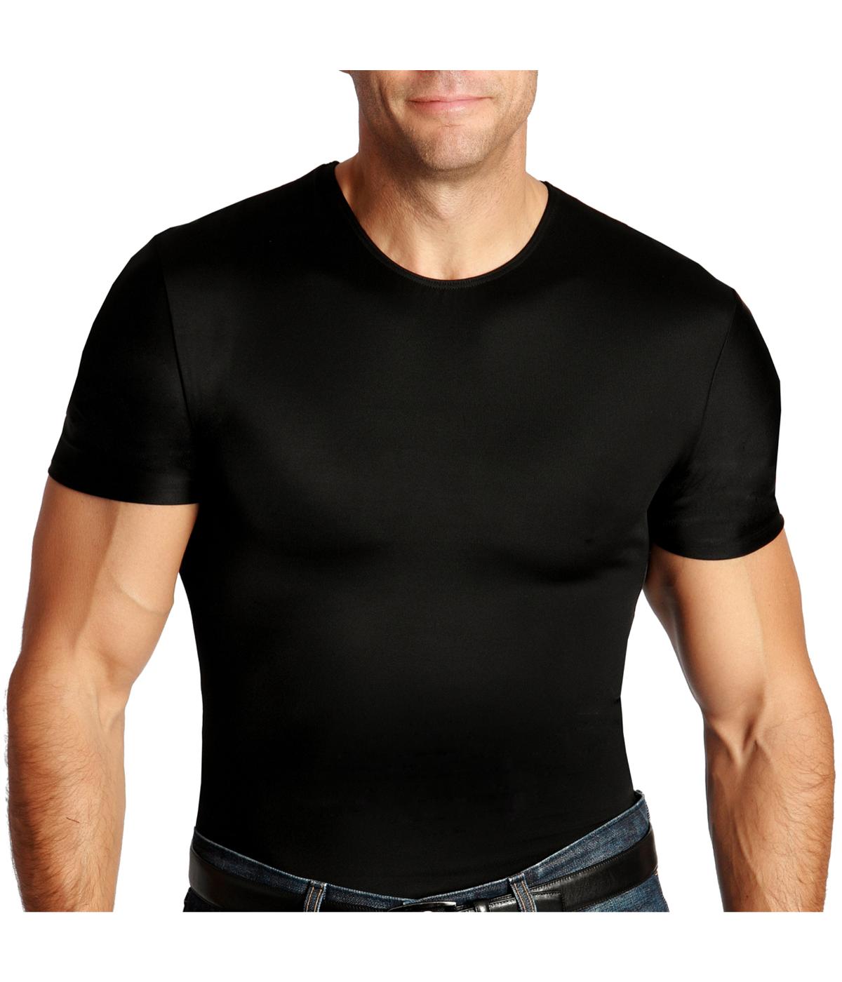  Insta Slim Men Short Sleeve Crewneck - Black - Bonton