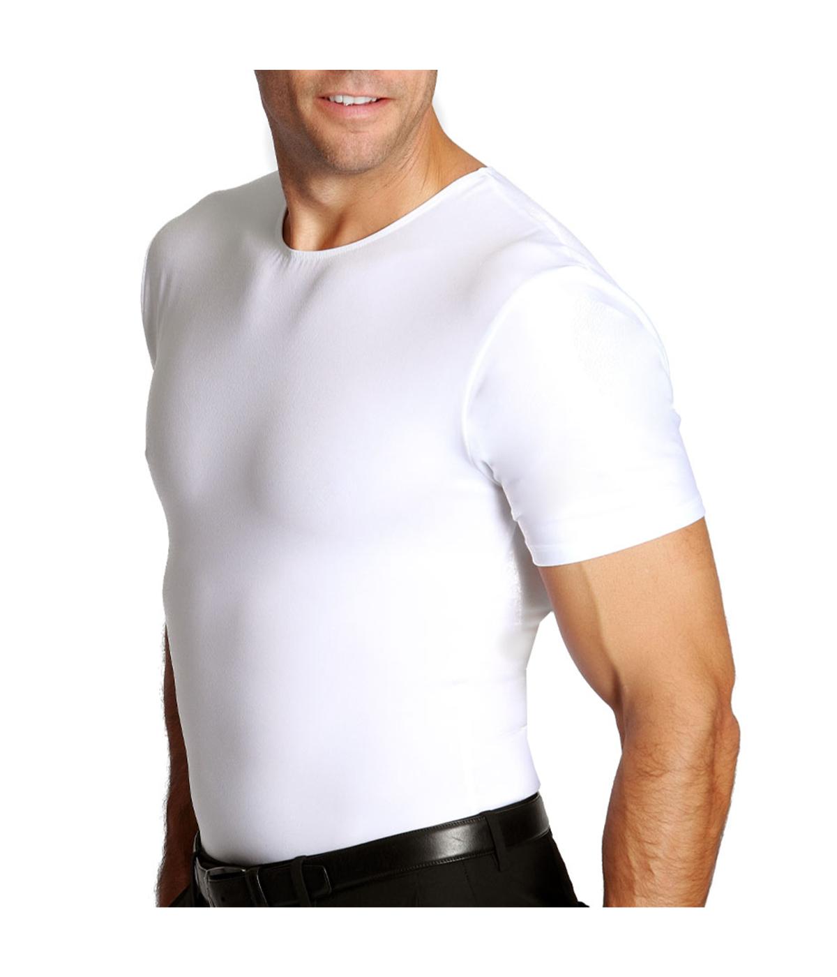  Insta Slim Men Short Sleeve Crewneck - White - Bonton