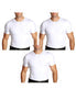  Insta Slim 3-Pack Short Sleeve Crewnecks - White - Bonton