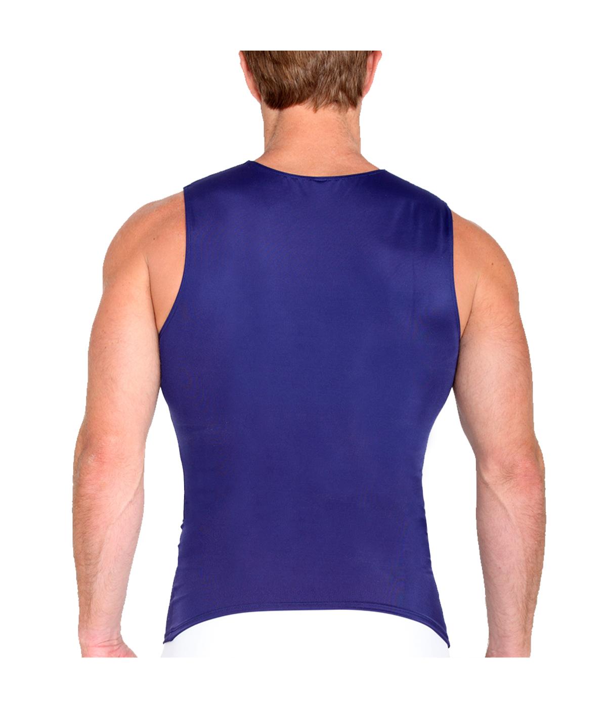  Insta Slim Men Sleeveless Crewneck Tank - Midnight Navy - Bonton