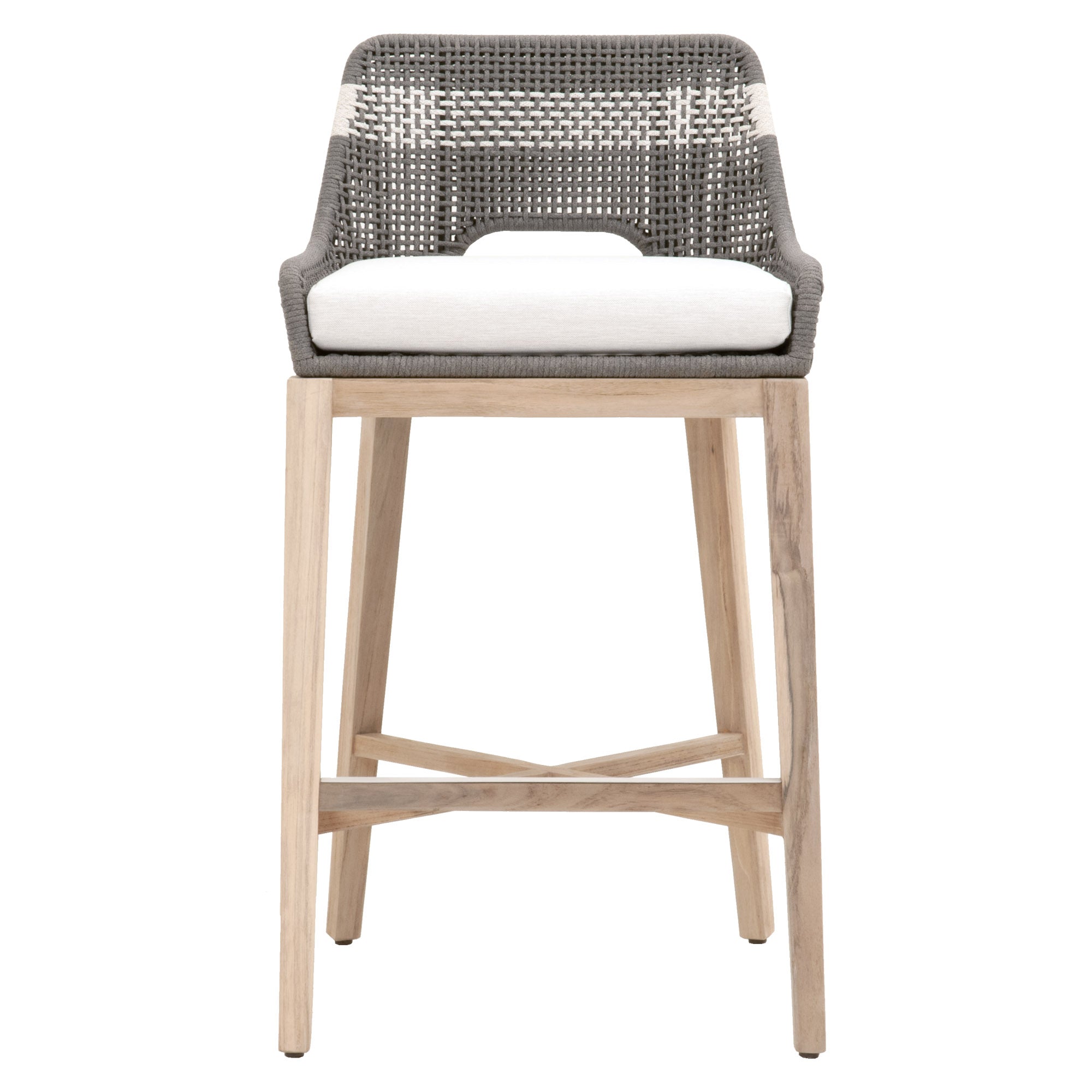  Essentials For Living Tapestry Outdoor Barstool - Dove - Bonton