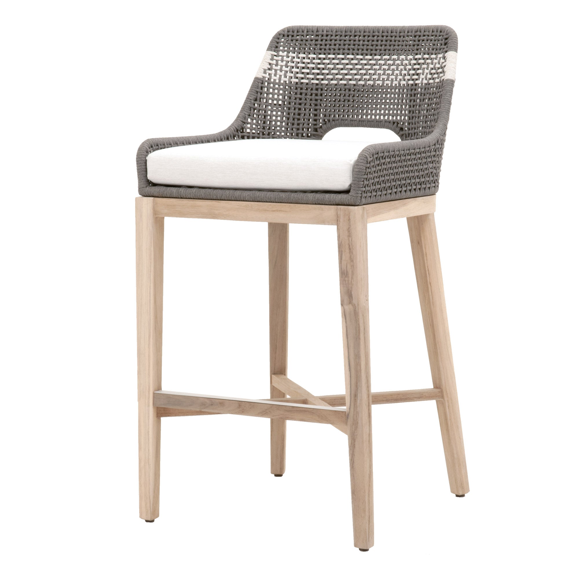  Essentials For Living Tapestry Outdoor Barstool - Dove - Bonton