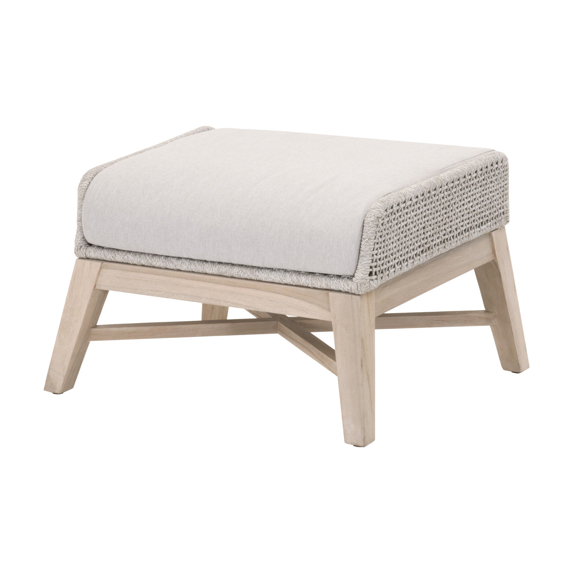  Essentials For Living Tapestry Outdoor Footstool - Taupe - Bonton