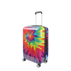 Tie-dye Swirl 24" Spinner Rolling Luggage