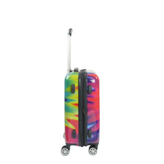 Tie-dye Swirl 20" Expandable Spinner Rolling Luggage