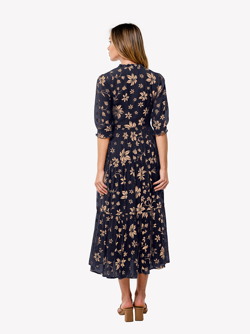  LOULOU DAMOUR MARAIS- Dress (Marine) - XS - Bonton