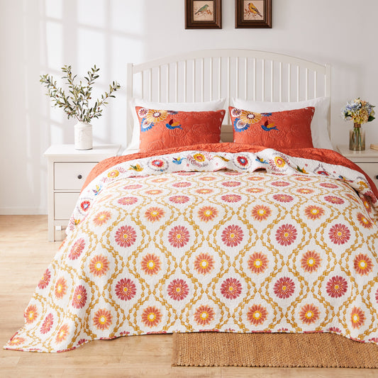 Topanga Bordered Boho Quilt Set