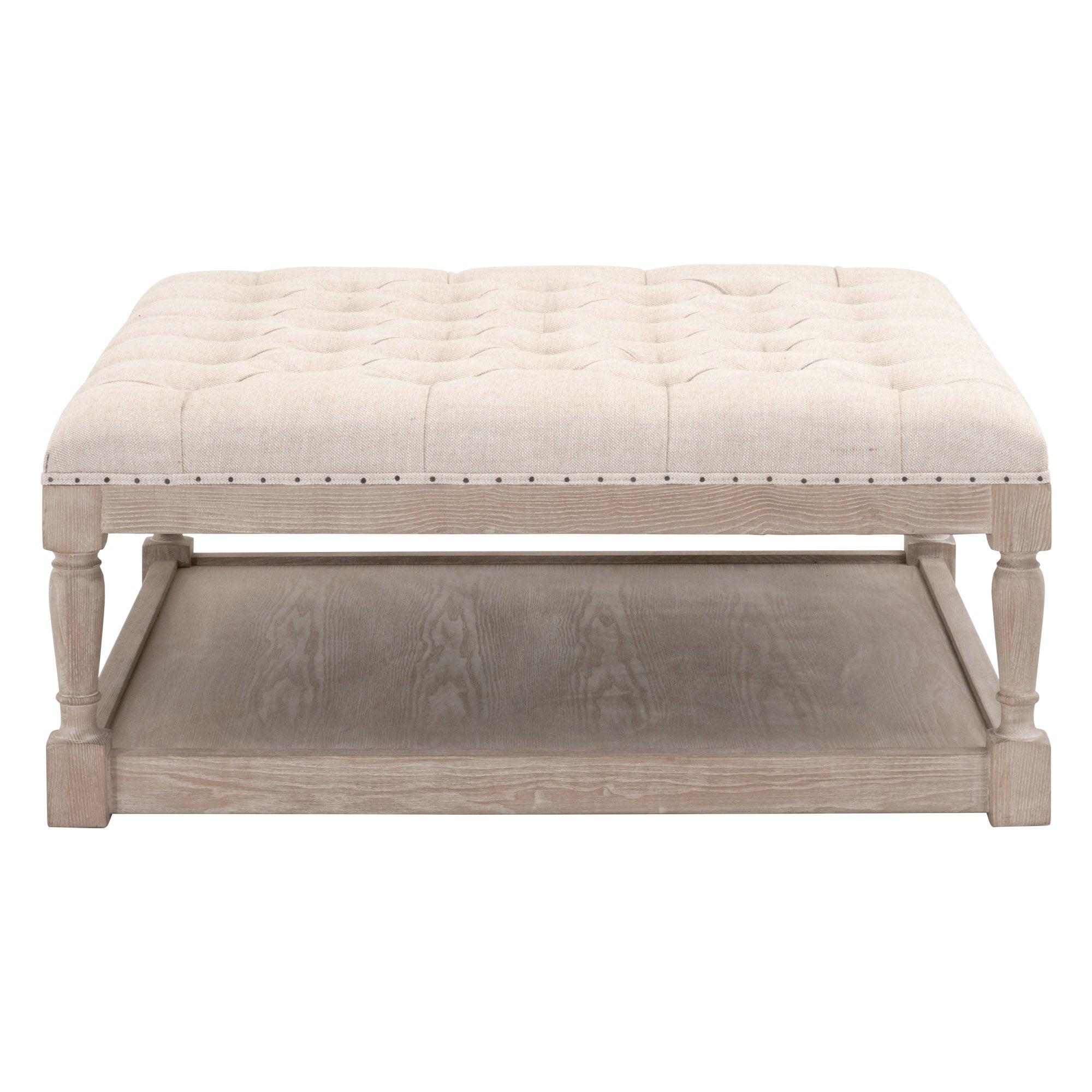  Essentials For Living Townsend Tufted Upholstered Coffee Table - Bisque - Bonton