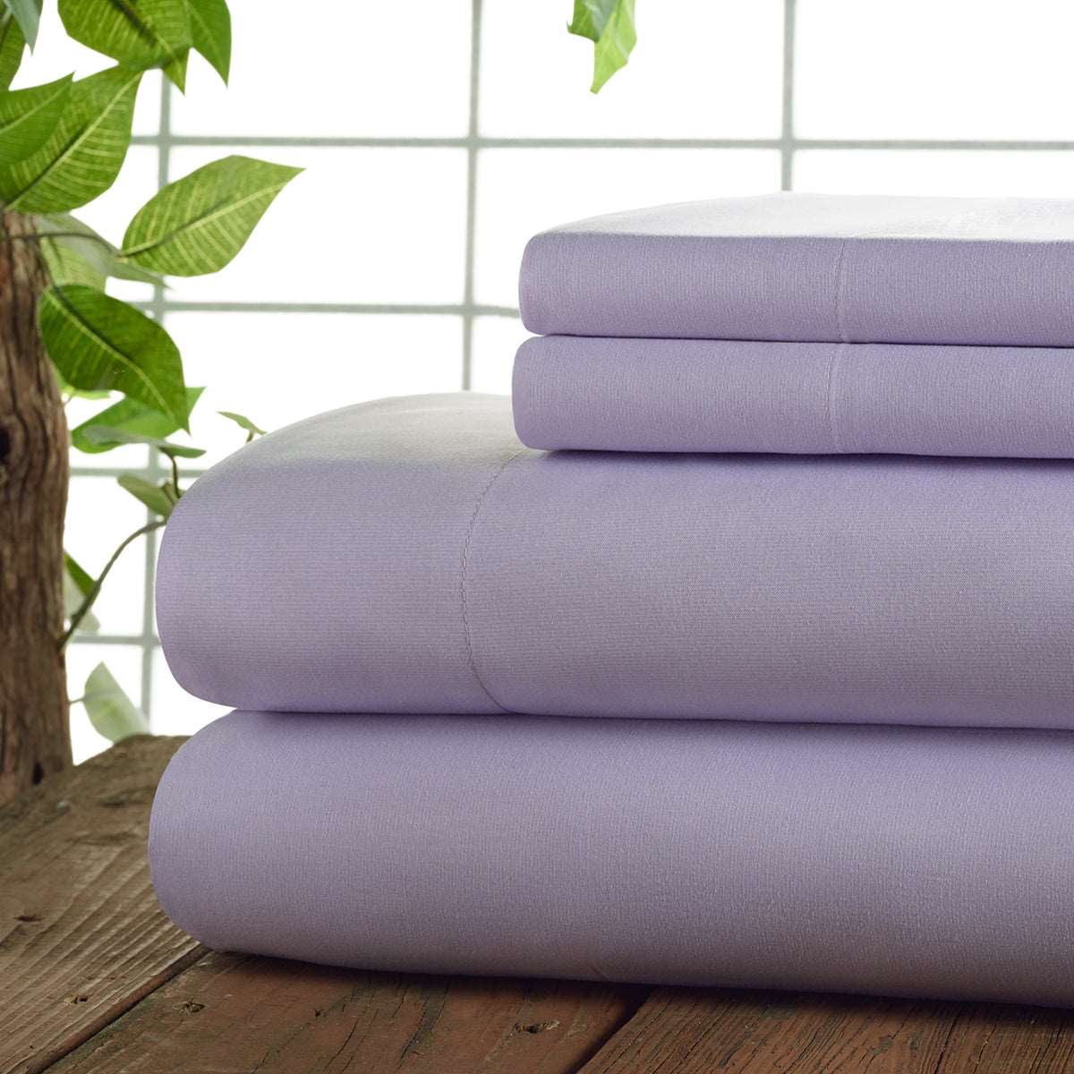  Kathy Ireland Home Kathy Ireland 6-Piece Microfiber Ultra Soft Sheet Set - Full - Bonton