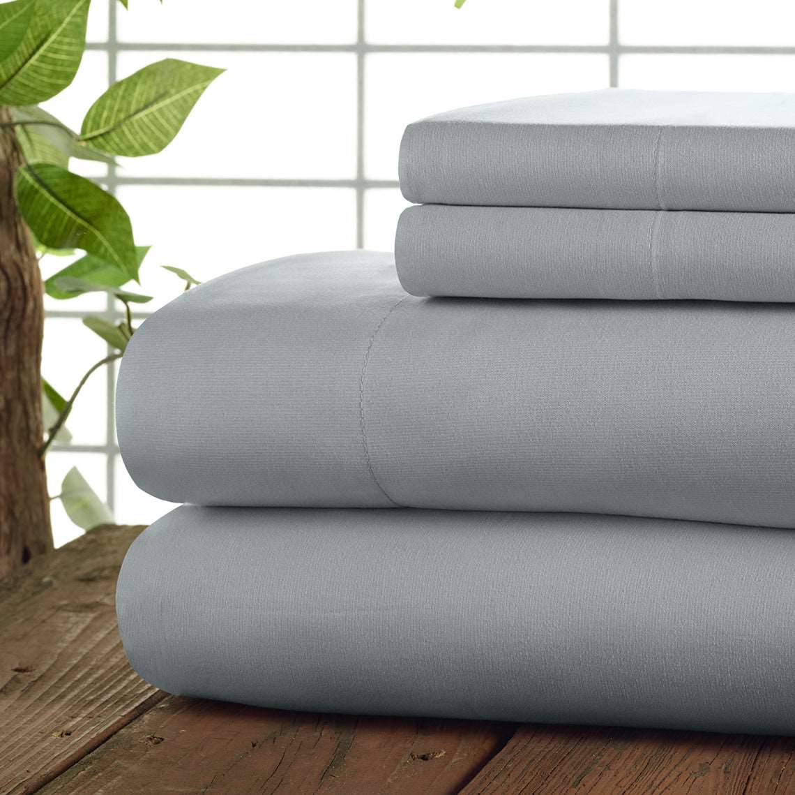  Kathy Ireland Home Kathy Ireland 6-Piece Microfiber Ultra Soft Sheet Set - Full - Bonton