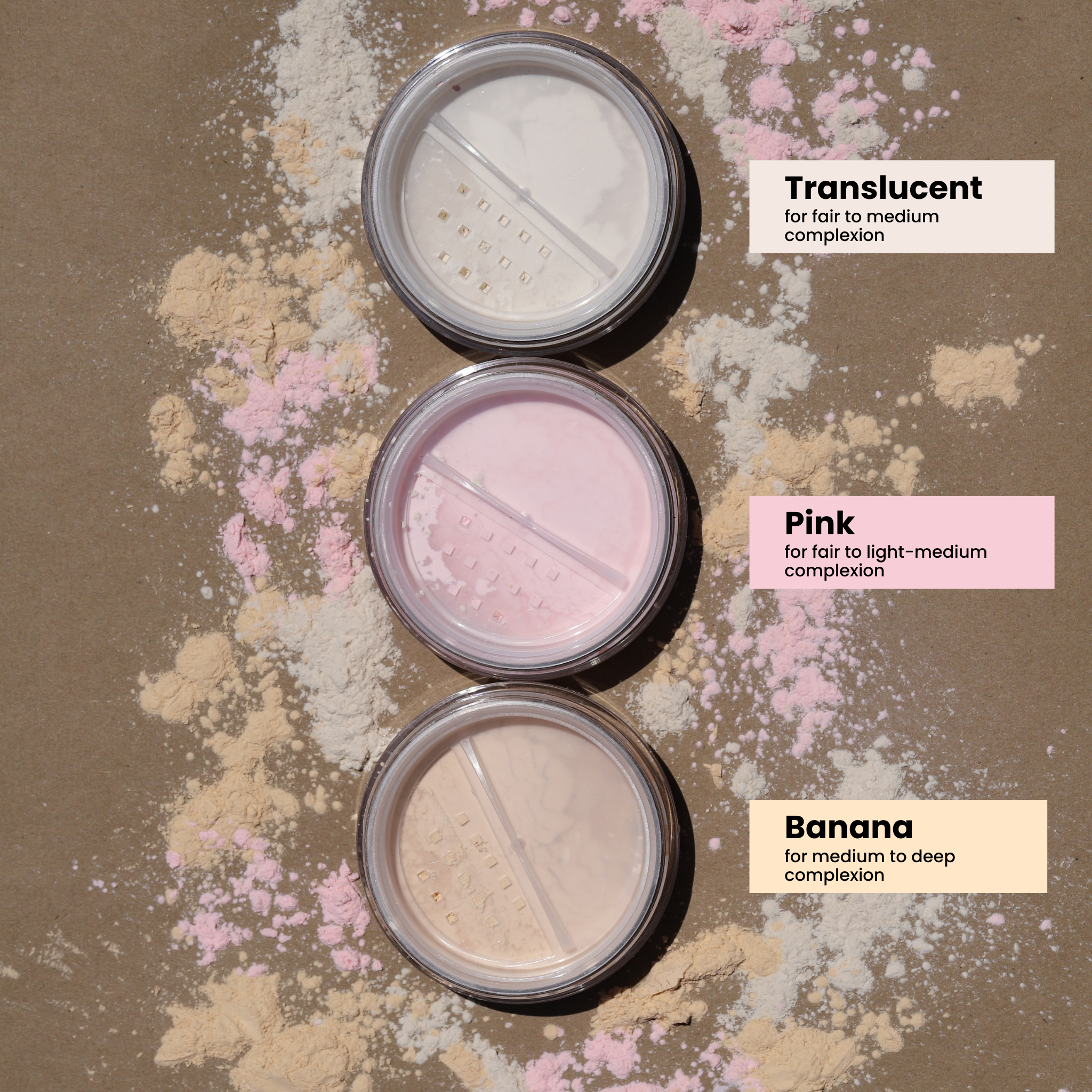  Half Caked Star Bright Loose Setting Powder, Pink by Half Caked - Default Title - Bonton