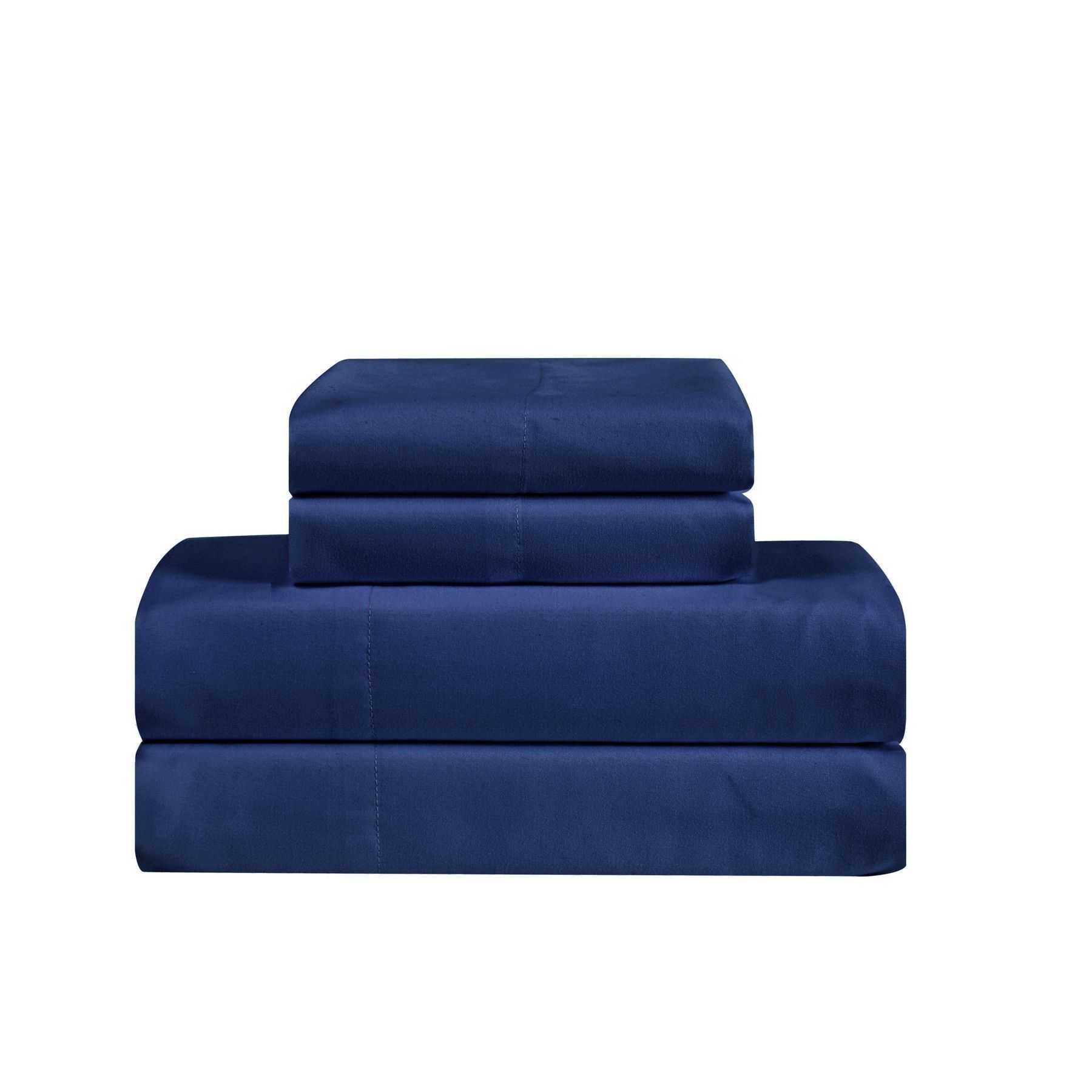  Truly Calm Antimicrobial Sheet Set Navy - Navy - Bonton