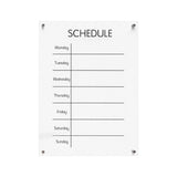 Reusable Acrylic Wall Calendar Dry Erase Board