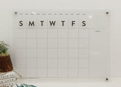 Reusable Acrylic Wall Calendar