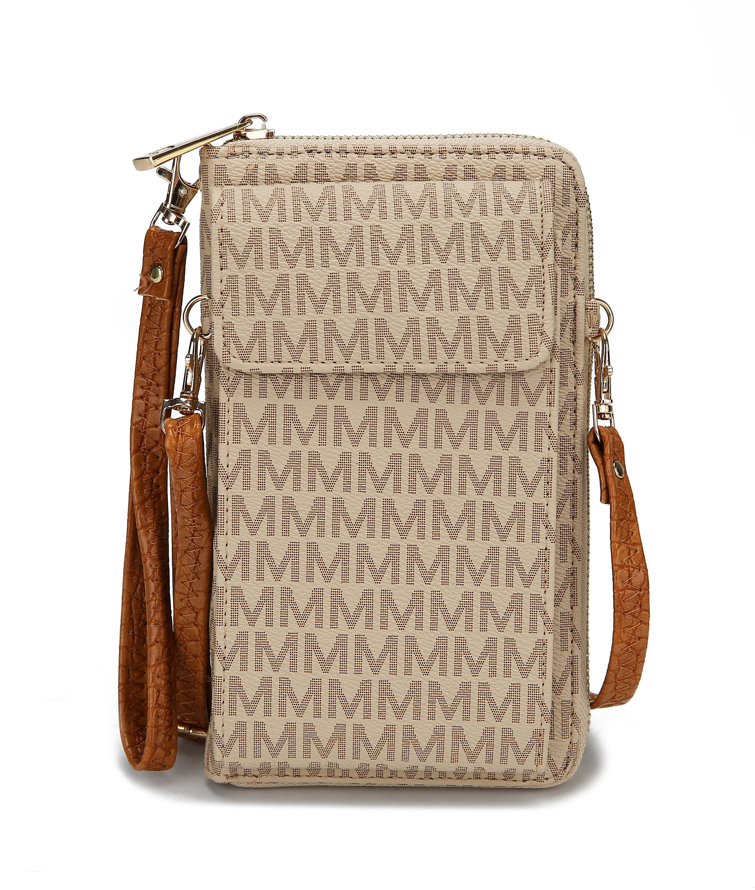  MKF Collection Mala Phone Crossbody Bag - White - Bonton