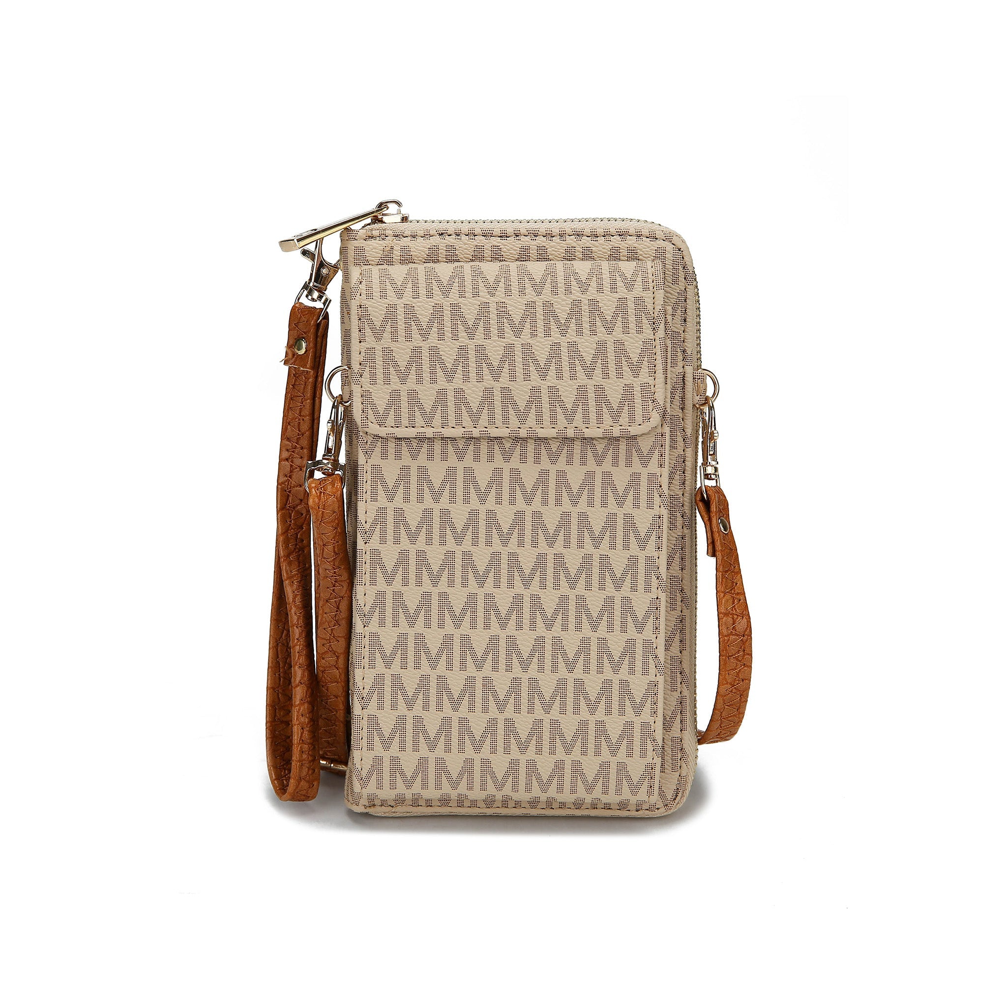  MKF Collection Mala Phone Crossbody Bag - White - Bonton