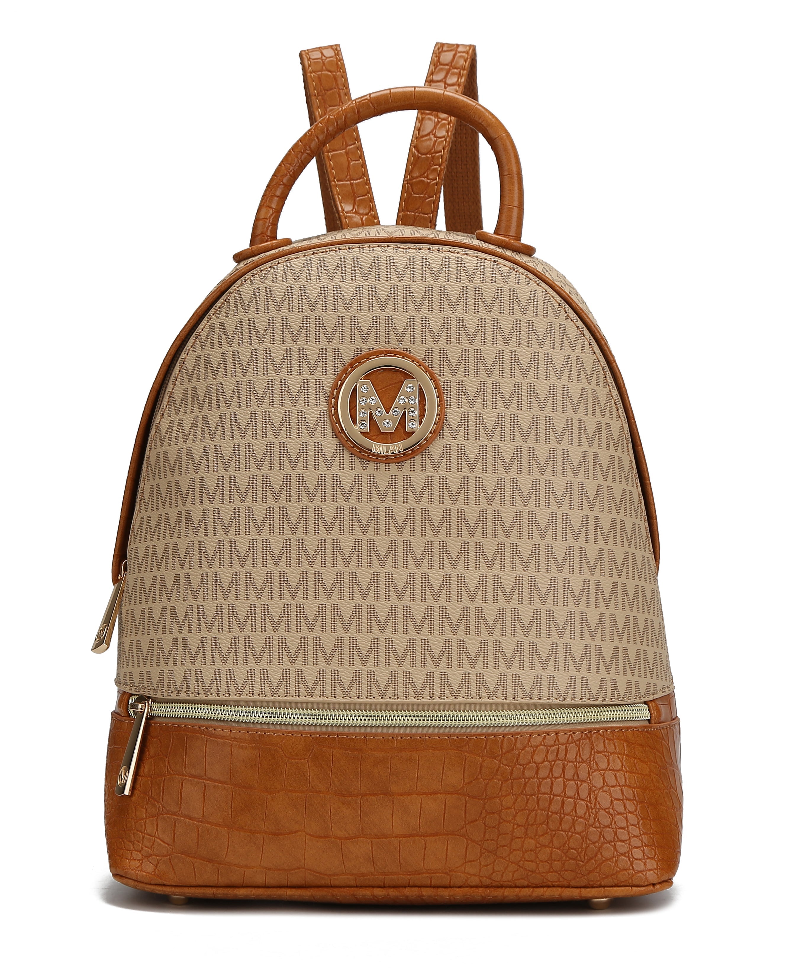  MKF Collection Denice Signature Backpack - Beige - Bonton