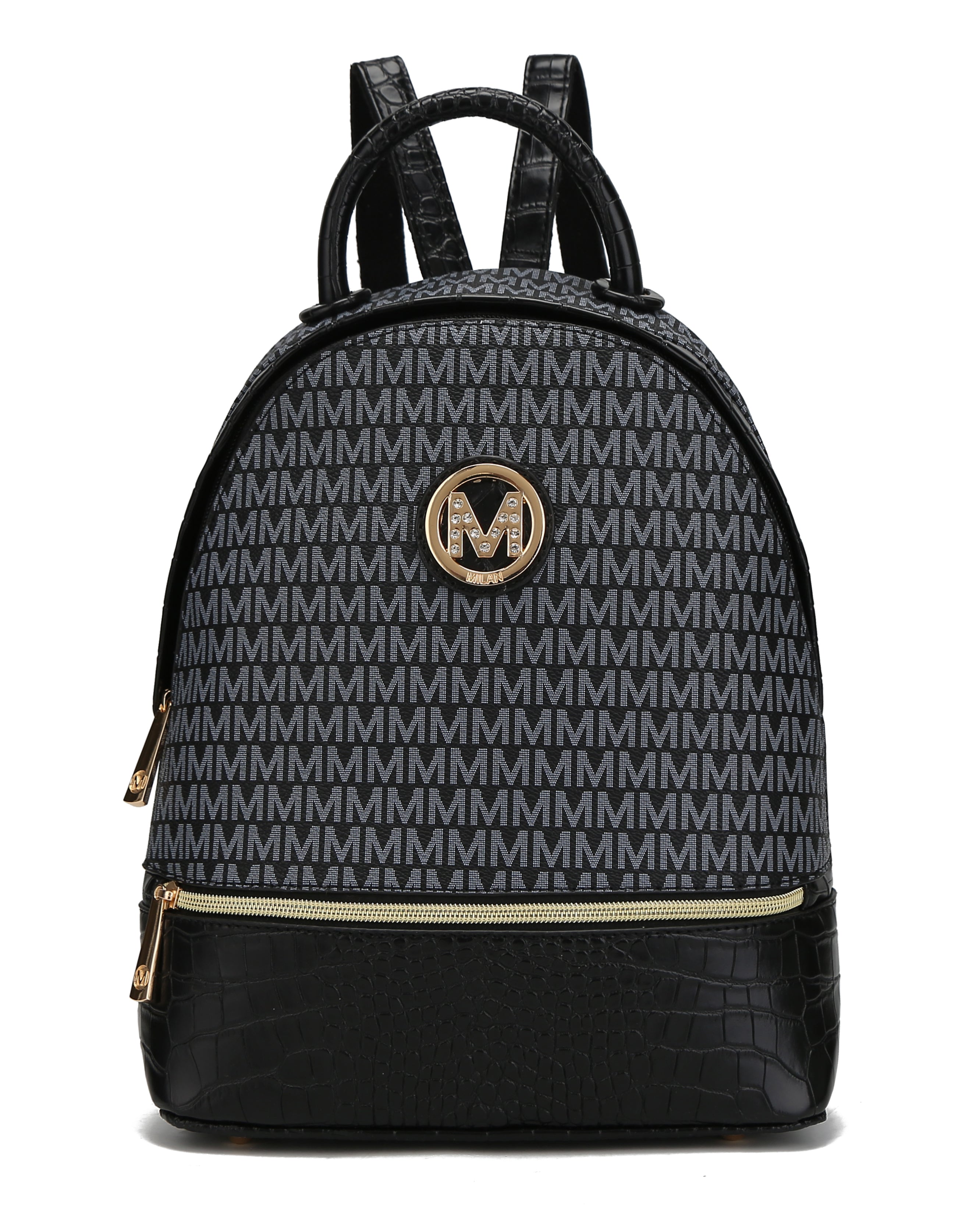  MKF Collection Denice Signature Backpack - Black - Bonton