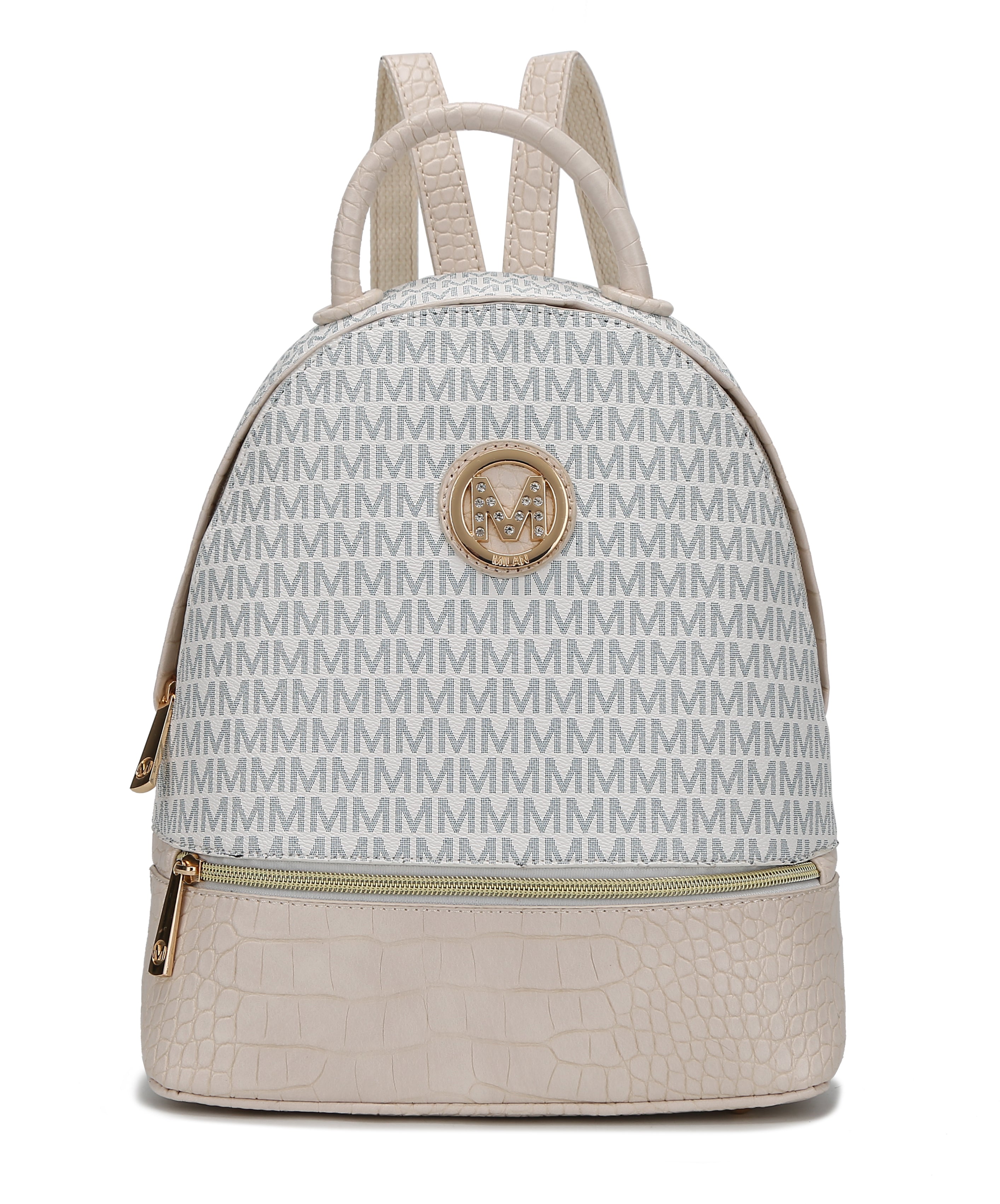  MKF Collection Denice Signature Backpack - Beige - Bonton