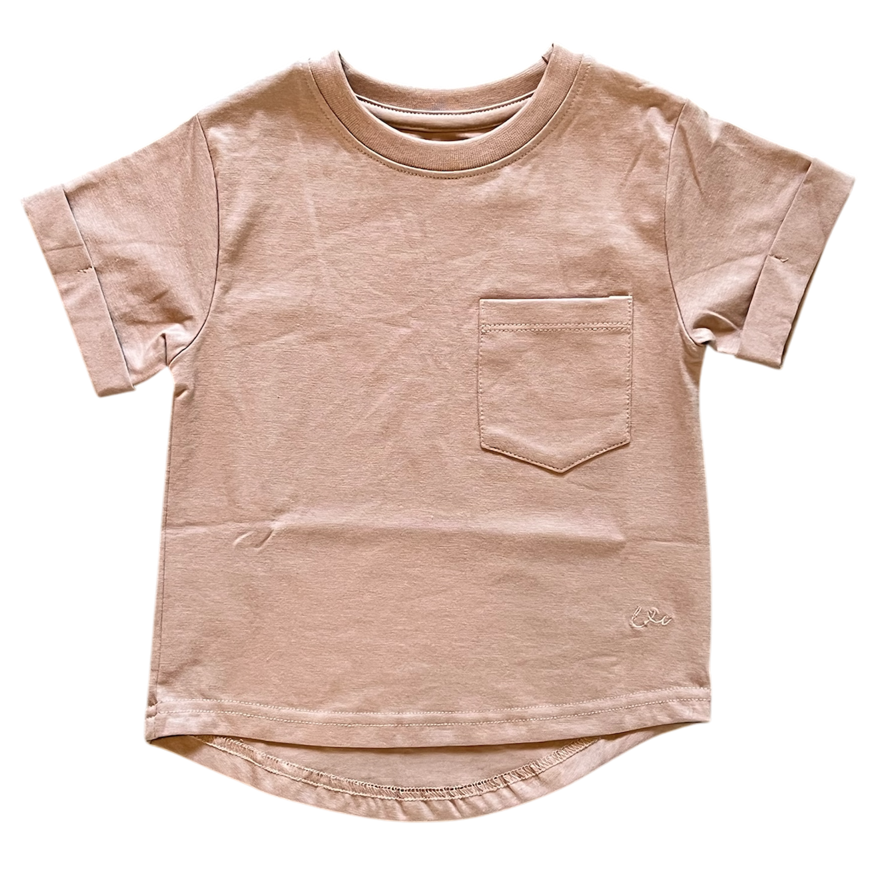  Laree + Co. Umber Boxy Kids Tee - NB - Bonton