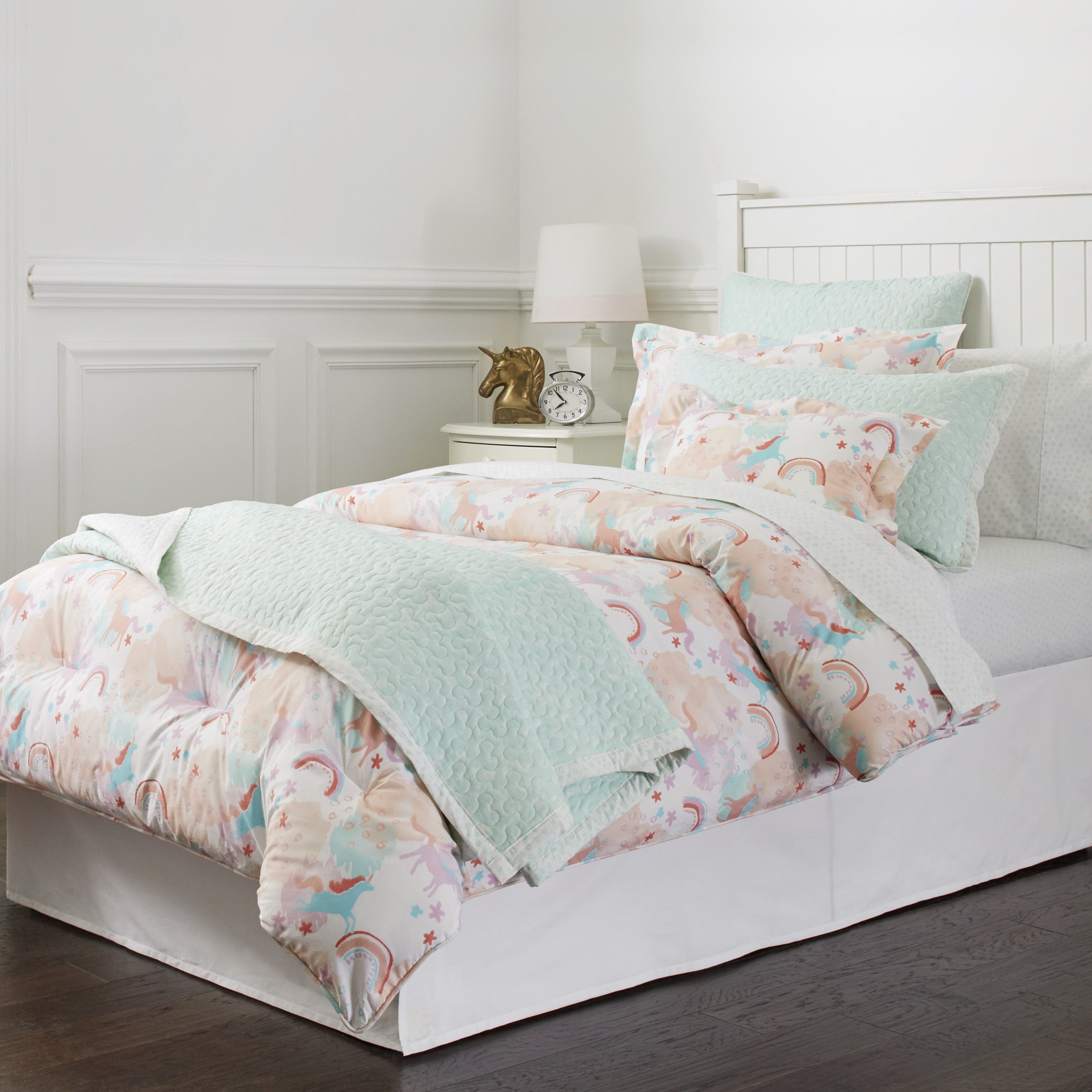  Pointehaven Unicorn Sheet Set - Unicorn - Bonton