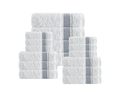 Unique Turkish Cotton 16 Piece Towel Set