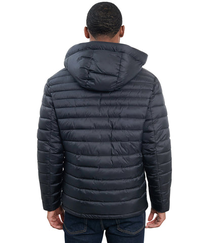 Hooded Packable Jacket Black